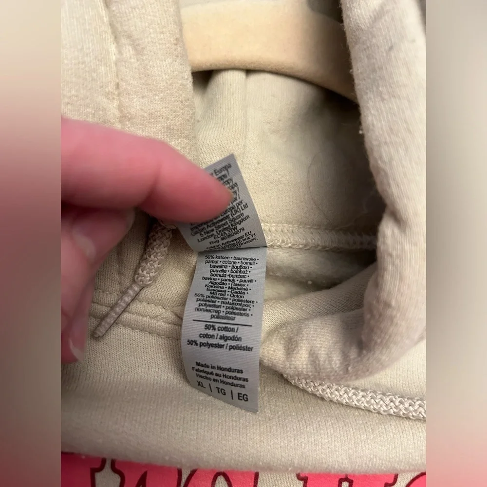 Daddy’s Home Hoodie. Size XL. Worn 2-3 times. Cream/beige in color. - Picture 5 of 7